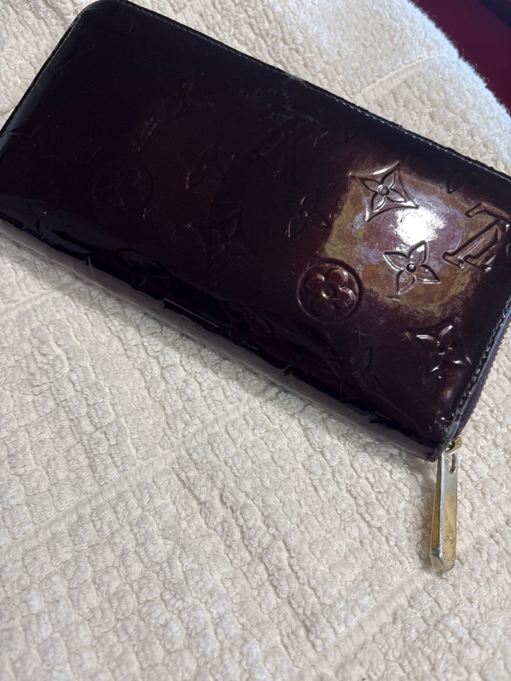 Louis Vuitton Vernice Amarante wallet - Picture 2 of 10